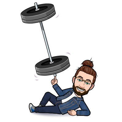 balancing a barbell on finger